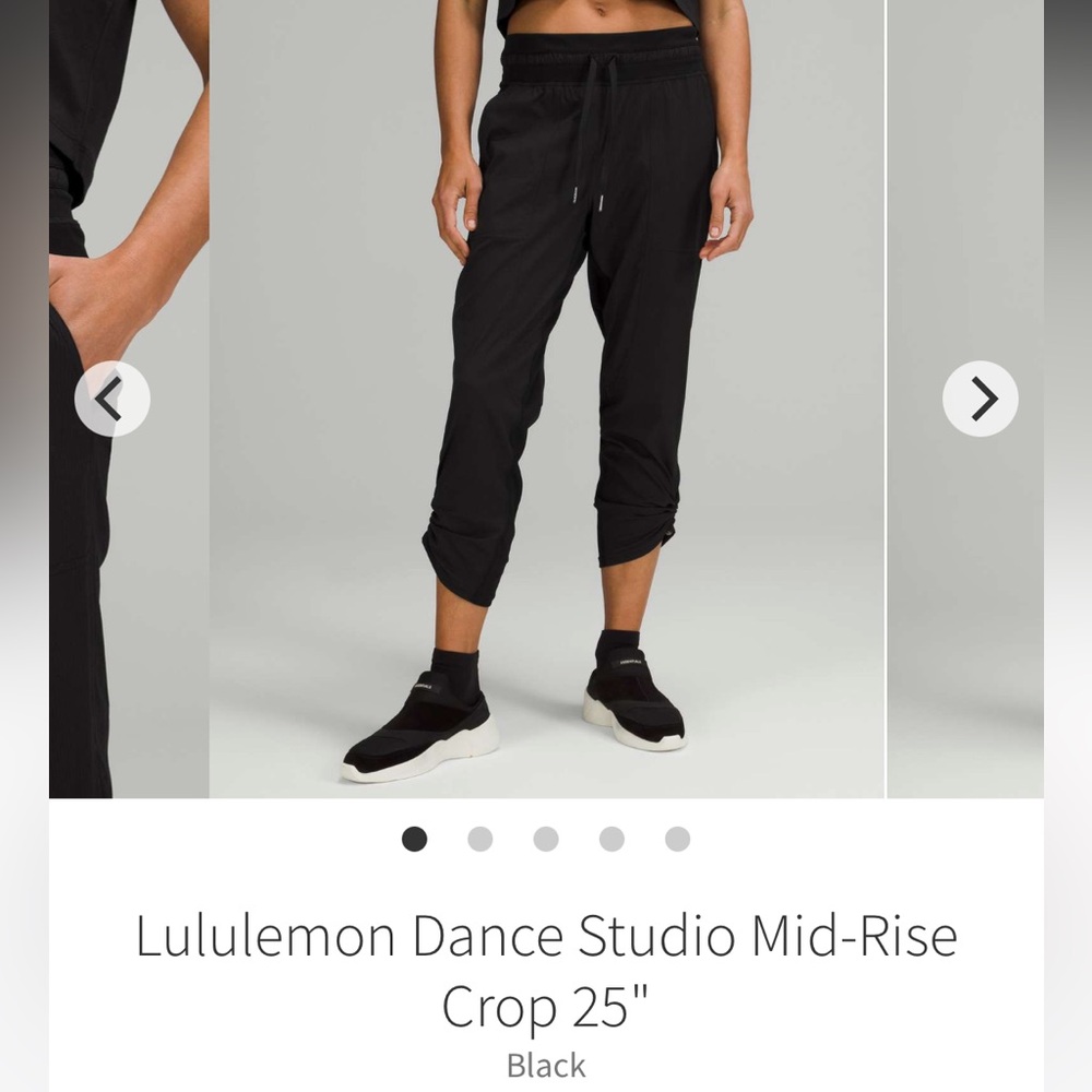 Lululemon Dance Studio Mid-Rise Crop 25" Size 2 - Picture 2 of 10